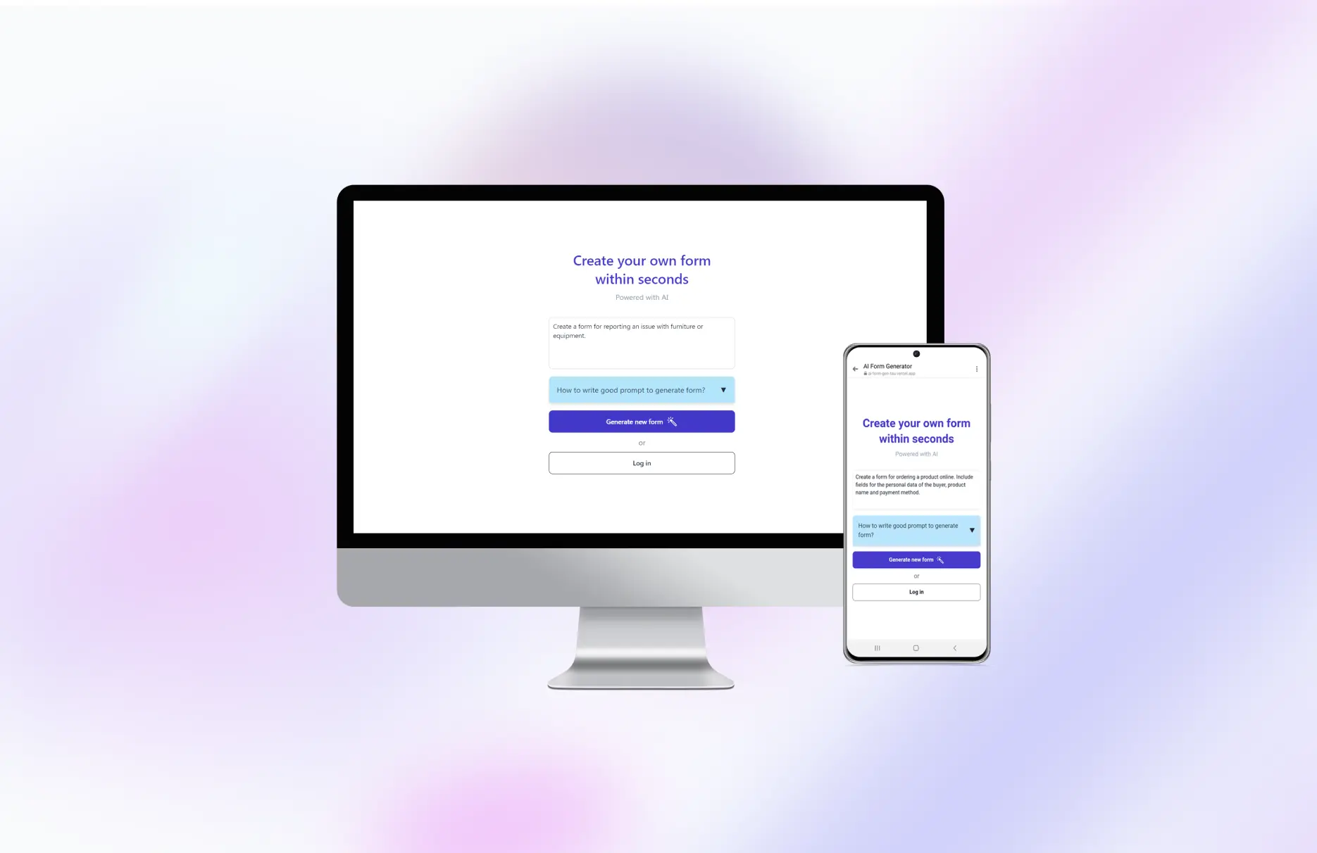 AI Form Generator case study thumbnail